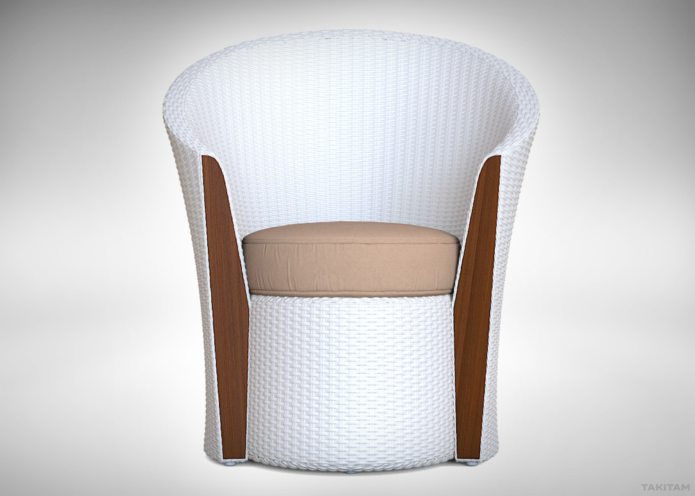 rattan furniture modeling and visualization