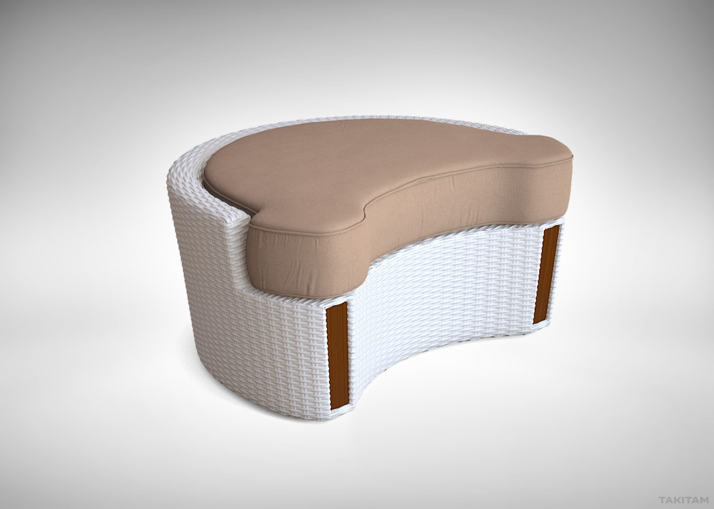 rattan furniture modeling and visualization