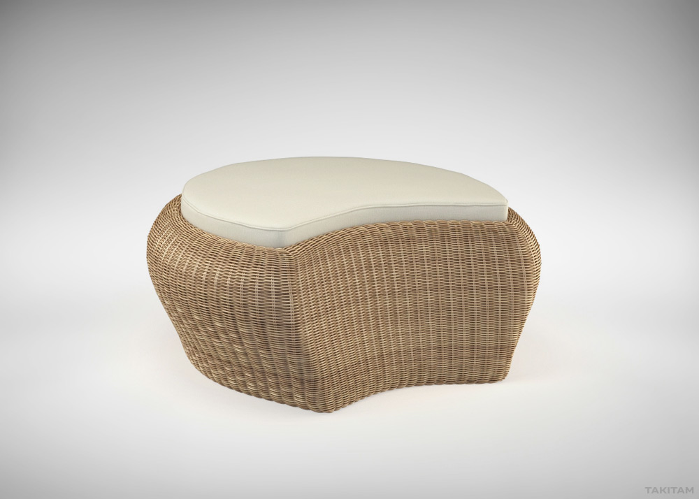 rattan furniture modeling and visualization