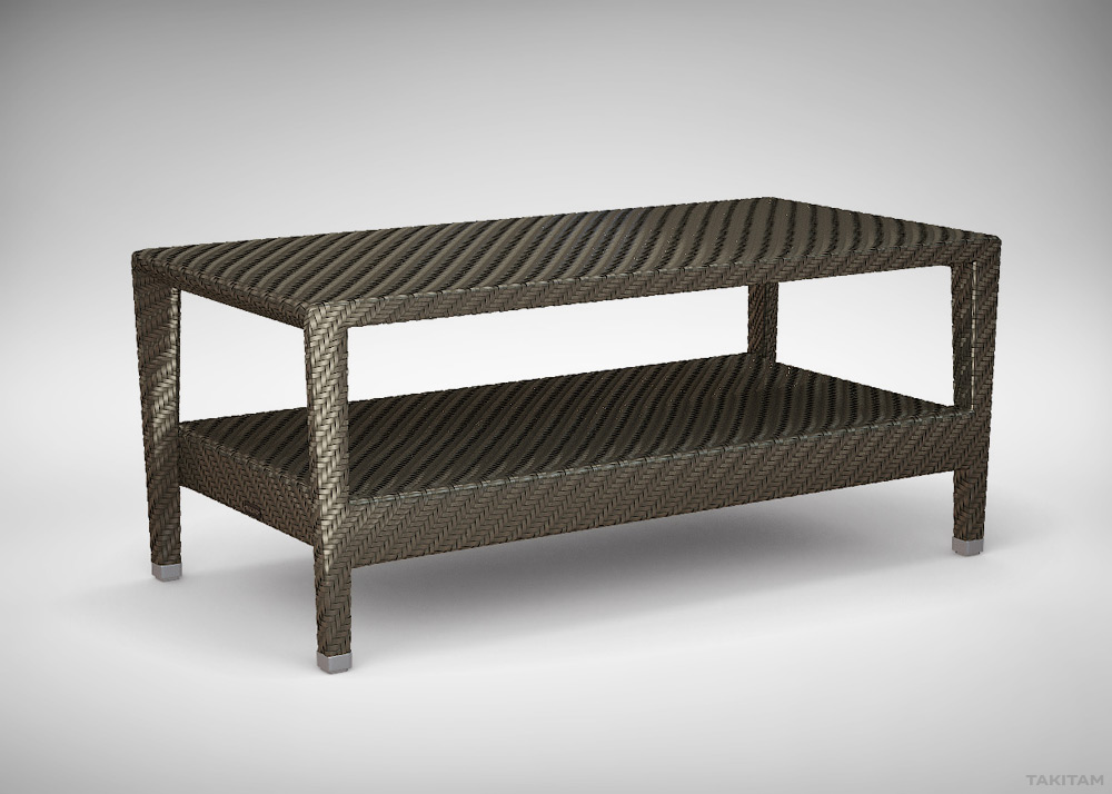 rattan furniture modeling and visualization