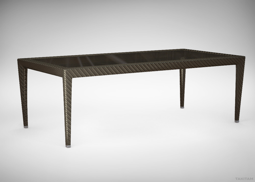 rattan furniture modeling and visualization